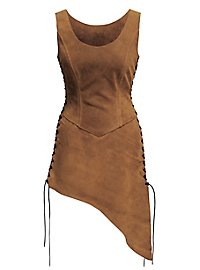 Corsé De Cuero Con Falda - Tabernera