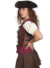 Corsé De Cuero - Pirata Del Aire