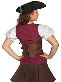 Corsé De Cuero - Pirata Del Aire