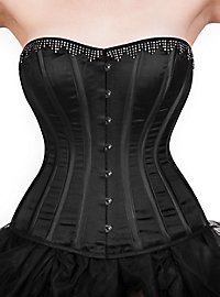 Corsé Negro Con Strass