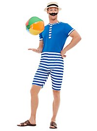 Costume da bagno anni '20 blu