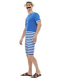 Costume da bagno anni '20 blu