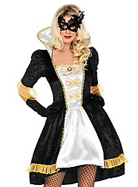 Costume da ballo barocco in maschera