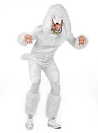 Costume da barboncino bianco