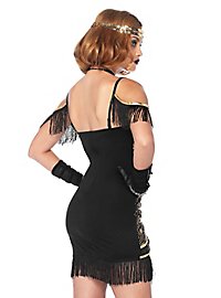 Costume da Charleston con motivo a pavone