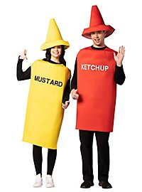 Costume da coppia ketchup e senape