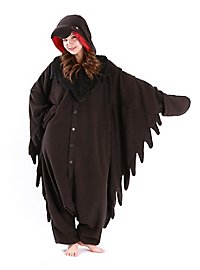 Costume da corvo kigurumi