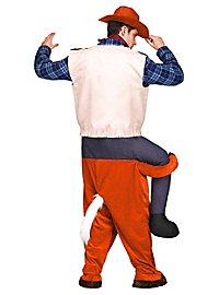 Costume da cowboy a cavalluccio