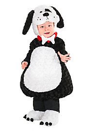 Costume da cucciolo per bambini in bianco e nero