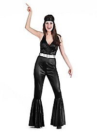 Costume da diva della discoteca nero