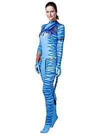 Costume da guerriero tribale blu per donna