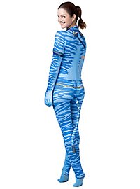 Costume da guerriero tribale blu per donna