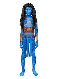 Costume da guerriero tribale blu per ragazzi