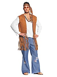 Costume da hippie con frange