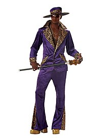 Costume da pappone macho viola