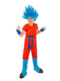 Costume da Son-Goku Super Saiyan God per bambini