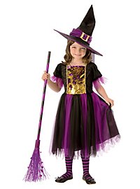 Costume da strega Colour Magic per bambini con paillettes reversibili