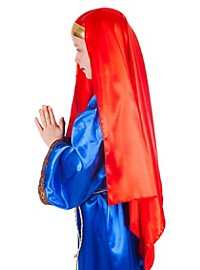 Costume Bambina Vergine Maria Vestito Fantasia Natale Natività Gioco - Foto 5