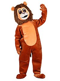 Costume de lion mascotte sympathique