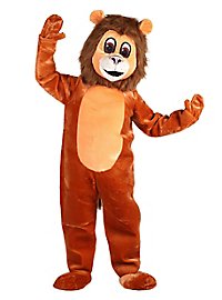 Costume de lion mascotte sympathique