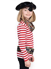 Costume de pirate pour enfants 7 pièces avec sabre de pirate