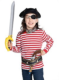 Costume de pirate pour enfants 7 pièces avec sabre de pirate