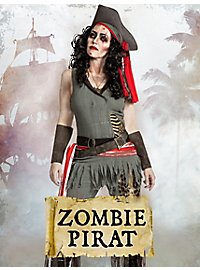 Costume de pirate zombie