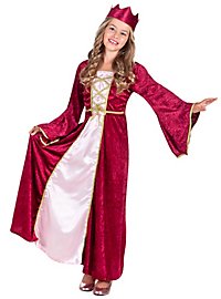 Costume de reine de la Renaissance pour enfants