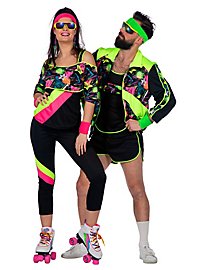 Costume de roller disco des années 80 pour femmes
