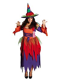 Costume de sorcière hippie plus size