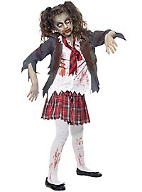 Costume d'écolière zombie