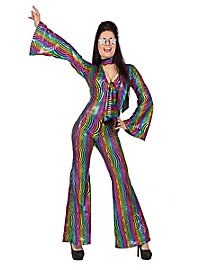 Costume psychédélique disco catsuit