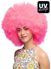 Cotton Candy UV Wig in Neon Pink