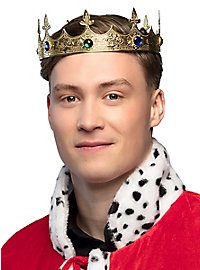Couronne métallique dorée