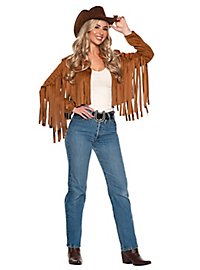 Cowgirl jacket with long fringes