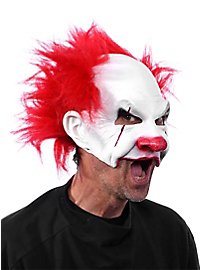 Crazy Clown Halbmaske