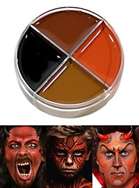Creme Sminke Dæmon Makeup 4-Farver 15ml