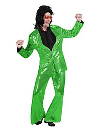 Crooner Sequined Suit green Costume