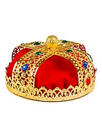 Crown heir to the throne with fabric inlay