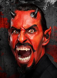 Cuernos De Látex De Diablo Con Pegamento Para Piel Mastix