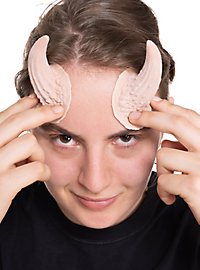 Cuernos Grandes De Látex Para Diablo Con Pegamento Mastix Para Piel