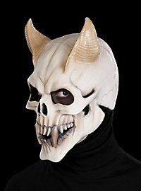 Dämonenschädel Maske aus Latex