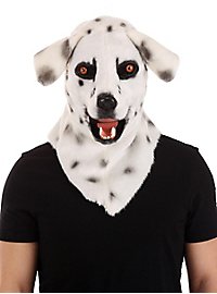 Dalmatian mask with movable mouth