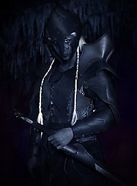Dark Elf Shoulder Guards black 