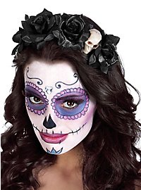Day of the Dead Hairband Skull