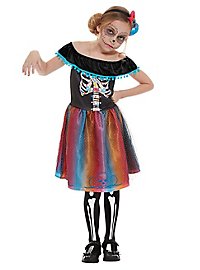 Day of the Dead Neon costume for girls