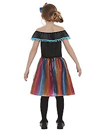 Day of the Dead Neon costume for girls