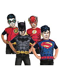 DC Superhero Party Set pour les garçons - 4 déguisements pour enfants