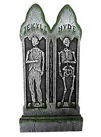 Décoration d'Halloween Pierre tombale Jekyll et Hyde