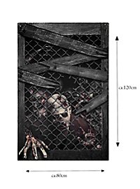 Svanco Halloween Windows Vetro Adesivi Vetrofanie Elettricità Statica Sticker Accessori per Halloween Decoration PVC per Negozi Festa Carta da Parati, Rimovibile 4 fogli